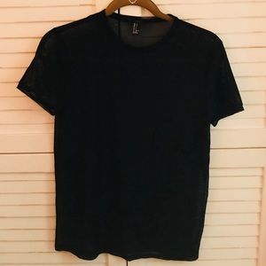 Forever 21 Black meshed top